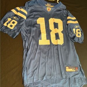 Peyton Manning used but near mint Reebok XL Jersey